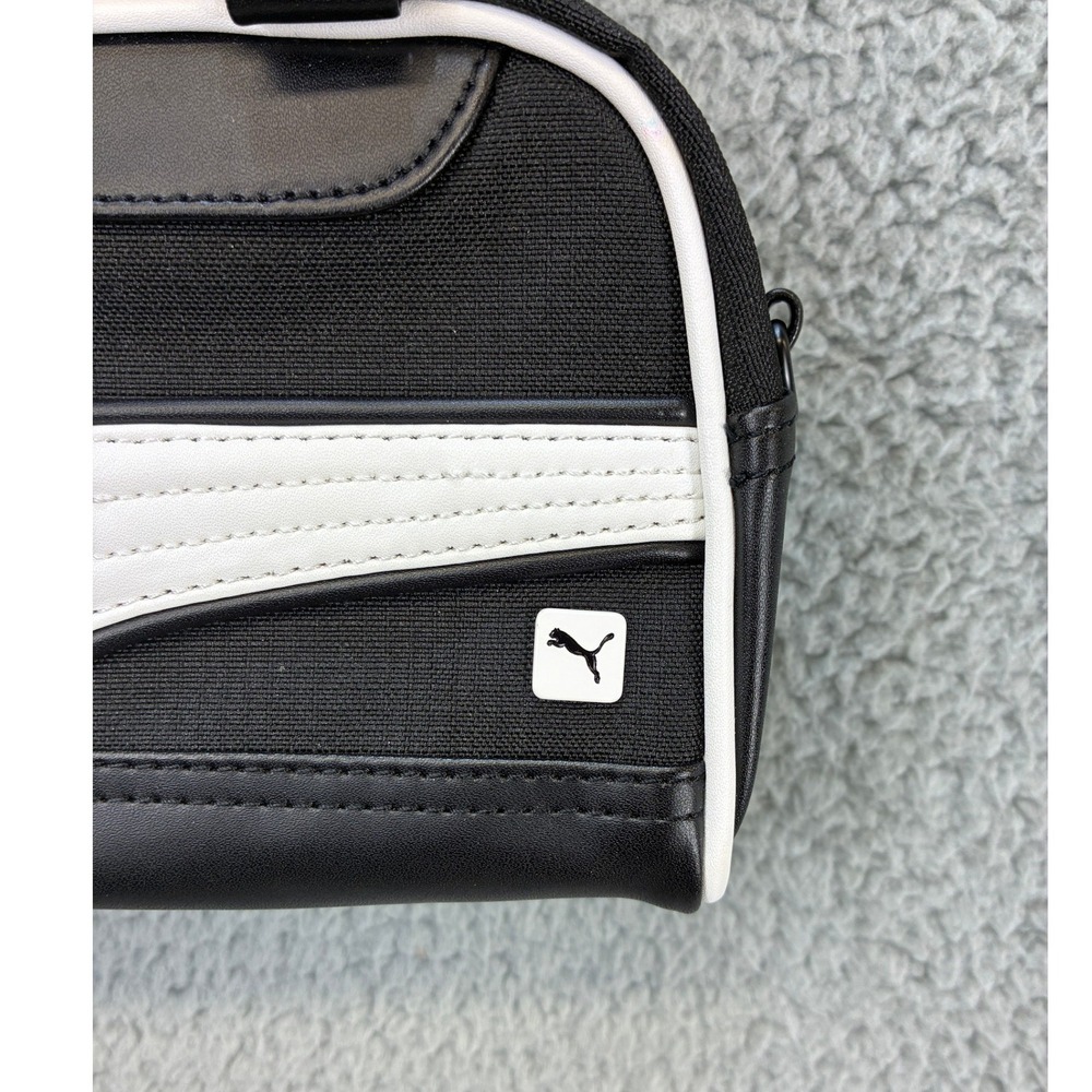 Puma Mini Grip Crossbody Bag Womens Black White Y2K Athleisure Purse - Picture 2 of 11
